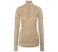 Kari Traa - Women's Smekker Half-Zip - Intimo lana merinos XL beige