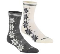 Kari Traa - Women's Vinst Wool Sock 2 Pack - Calze merino EU 36-38 grigio