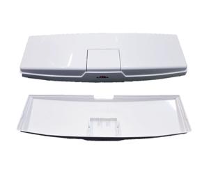 KARIBA - COPERCHIO 2008 PER CASSETTA WC ESTERNA BIANCO COMPLETO DI TASTO 300652