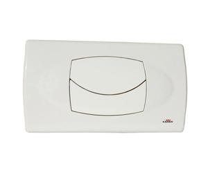 KARIBA - DUO BIBLO PLACCA DI COMANDO PER WC 2 PULSANTI BIANCA 306200