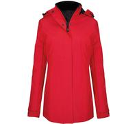 Kariban Giacca Unisex Parka (K6108) - Cappuccio impermeabile adulto Fleece