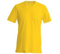Kariban Maglietta maniche corte in velluto - Yellow - 4XL