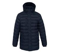 Kariban Parka Lungo Leggero Imbottito Uomo (M) (Blu Navy)