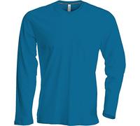 kariban-shirt a maniche lunghe e girocollo da uomo