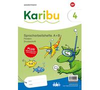 Karibu - Ausgabe 2024: Paket Spracharbeitshefte Fördern 4 (A + B) Dr (Tascabile)