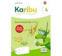 Karibu - Ausgabe 2024: Spracharbeitshefte 4 Verbrauch mit Diagnoseheft "Das kann ich" Sprache 4