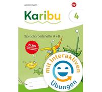 Karibu. Spracharbeitshefte 4 Druckschrift mit Diagnoseheft und interaktiven Übungen: Ausgabe 2024