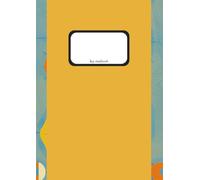 Kariertes DIN A4 Schulheft mit Designcover - 50 Seiten edles elfenbeinfarbenes Papier: Premium Notizheft mit wasser- & schmutzabweisendem Umschlag | ... kariertes Heft für Schule, Studium & Alltag