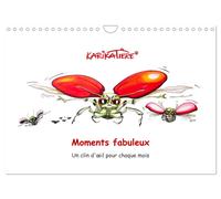 KARIKATIERE® Moments fabuleux, un clin d'œil pour chaque mois (Calendrier mural