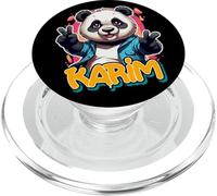 KARIM - Nome dei bellissimi ragazzi con panda carina PopSockets PopGrip per MagSafe