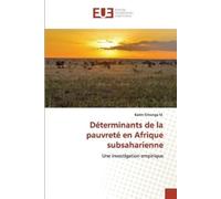 Karim Omonga M Déterminants de la pauvreté en Afrique subsaharienne (Tascabile)