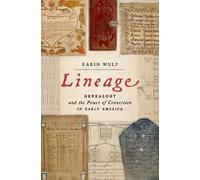 Karin Wulf Lineage (Copertina rigida)