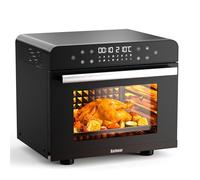 Karinear Friggitrice ad Aria Mini 36L, 6 in 1 Forno ad Aria, 1800W Air Fryer di Toccare, Barbecue, Cuocere, Temperatura fino a 230°, 60 Minutes Timer, Nero