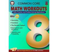 Karise Mace Keegen Gennuso Common Core Math Workouts, Grade 8 (Tascabile)