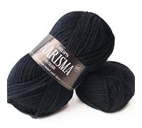 Karisma - Colori mulitple Garnstudio DROPS Knitting DK 100% Lana (05 Nero)