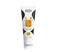 Karité Bielite Crema Solare Viso e Corpo SPF 15 - Protezione UVA/UVB con Burro di Karité e Alga d’Oro - Idratante, Anti-Age e Antiossidante - Abbronzatura Dorata Naturale, 100 ml, Made in Italy