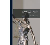 Karl 1897- Olivecrona Law as Fact (Tascabile)