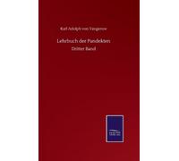 Karl Adolph Von Vangerow Lehrbuch der Pandekten (Copertina rigida)