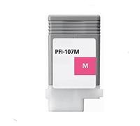 Karl AIKEN 6 x (2 Nero Opaco, 1 foto nero, 1 Ciano, 1 Magenta, 1 giallo) PFI-107 130 ml cartucce d' inchiostro compatibile con Canon ipf-670 ipf-680 ipf-685 ipf-770 ipf-780 imprimant 1x Magenta