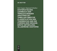 Karl August Sig Systematisches Lehrbuch Der Vergleichenden An (Copertina rigida)