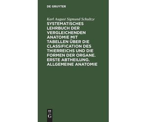 Karl August Sig Systematisches Lehrbuch Der Vergleichenden An (Copertina rigida)