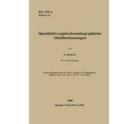 Karl Becherer Quantitative papierchromatographische Alkalibestimmungen