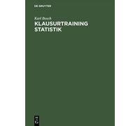 Karl Bosch Klausurtraining Statistik (Copertina rigida)