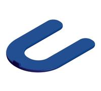 Karl Dahm Distanziatori per fughe a forma di U, 100 pezzi, robusti distanziatori in plastica, ideali per la posa di pannelli da parete e pavimento, distanziatori per piastrelle (2,0 mm)