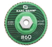 Karl Dahm Set di dischi abrasivi diamantati Wet&Dry, dischi abrasivi premium per applicazioni versatili, mola per gres porcellanato e pietra naturale, grana 60