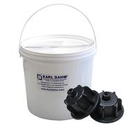 Karl Dahm Set di Tappi a Vite Neri per Piastrelle Spesse 3-12mm, 50 pz + Secchio - Adatto per Sistema di Livellamento Piastrelle Levelmac I Accessori Professionali per Piastrellisti - 12509