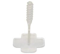 Karl Dahm - Set Distanziatori Base Filettati per Fughe da 2mm, 2500 pz, Trasparente I Per Sistema Livellamento Piastrelle I Posa Facile con Accessori Professionali per Piastrellisti - 12457
