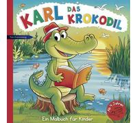 Karl, das Abenteuer-Krokodil: Ein kreatives Malbuch für Kinder ab 4 Jahren mit kurzen Geschichten und 50 Ausmalbildern: Malen, entdecken und Karls Abenteuer erleben - perfekt für kleine Künstler!