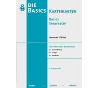 Karl Edmund Hem 30100 - Karten Basics - Strafrecht: Das notwendige B (Tascabile)