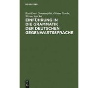 Karl-Ernst Sommerfeldt We Einführung in Die Grammatik Der De (Copertina rigida)