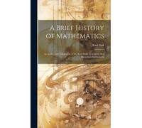 Karl Fink A Brief History of Mathematics (Copertina rigida)