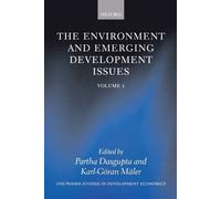 Karl-Göran Mäle The Environment and Emerging Development Issues: Vol (Tascabile)