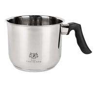 KARL HAUSMANN Pentolino Latte Induzione - 1.6L - Bollilatte con Beccuccio - Bricco Latte Professionale a Manico in Bakelite - Pentola Acciaio Inox - Bollitore Antiaderente - Casseruola