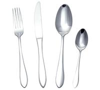 KARL HAUSMANN Set Posate 24 Pezzi per 6 Persone - Servizio Posate per 6 Persone - Acciaio Inox 18/10 - Elegante Design - Set Posate 6 Persone per Cena Speciale - Moderne
