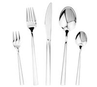 KARL HAUSMANN Set Posate 30 Pezzi per 6 Persone - Servizio Posate per 6 Persone - Acciaio Inox 18/0 - Elegante Design - Set Posate 6 Persone per Cena Speciale - Moderne