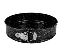 KARL HAUSMANN Tortiera Apribile - Ø 20 cm - Nero Teglia torta in Acciaio Carbon Steel - Rivestito in Antiaderente - Tonda Tortiera a Cerniera - Stampo Cheesecake - Tortiere per Dolci - Marmo Nero