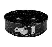KARL HAUSMANN Tortiera Apribile - Ø 22 cm - Nero Teglia torta in Acciaio Carbon Steel - Rivestito in Antiaderente - Tonda Tortiera a Cerniera - Stampo Cheesecake - Tortiere per Dolci - Marmo Nero