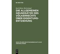 Karl-Heinz Böck Die allgemeinen Grundsätze des Völkerrechts ü (Copertina rigida)