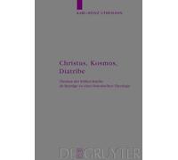 Karl-Heinz Uthemann Christus, Kosmos, Diatribe (Copertina rigida)