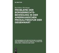 Karl-Heinz Wirz Probleme Der Bürgerrechtsbewegung in Der Amer (Copertina rigida)