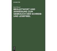 Karl Hessel Begleitwort Und Anweisung Zum Gebrauch Der Schrei (Copertina rigida)