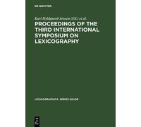 Karl Hyldgaard- Proceedings of the Third International Sympos (Copertina rigida)