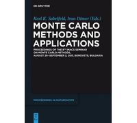 Karl K. Sabelfeld Monte Carlo Methods and Applications (Copertina rigida)
