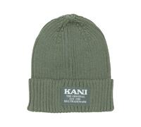 Karl Kani Unisex KA-233-006-3 KK Woven Retro Classic Beanie One Size Dusty Green