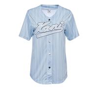 Karl Kani Camicia da donna 'Varsity' blu / nero / bianco Donna Karl Kani M blu / nero / bianco