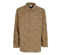 Karl Kani - Camicia Lunga Overshirt Sabbia Chiaro - - Shirts - Uomo - Marrone - L